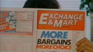 Exchange & Mart Tied Down   80s Advert