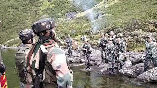 Indian Army & Chinese Army face to Face at Bumla Sector in Tawang  || Arunachal Pradesh