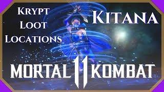 MK11 Krypt Kitana Loot Locations - Guaranteed for Kitana!