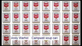 Warhol Campbelle soup can 1962