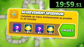 BTD6 Achievement Speedrun In 20 Minutes!