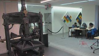 RIT students make a VR impression by digitizing 19th century printing press