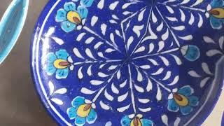 जयपुर की फेमस ब्लू पॉटरी. Jaipur's Blue Pottery.Jaipur blue pottery #bluepottery  #jaipurbluepottery