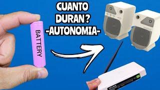 Como calcular la autonomía y como se mide Tensión y Corriente