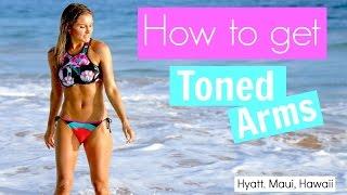 How To Get Toned Arms - Workout | Rebecca Louise