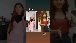 Who is best ?? Old vs New Arishfa Khan tik tok video and reel video  breakfast challenge #shorts