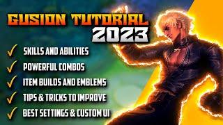 GUSION BEST TUTORIAL & GUIDE 2023 | SKILLS, COMBOS, TIPS AND TRICKS | Mobile Legends | MLBB