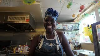 Caribbean hidden gem in Allentown, Pa: Jerk chicken sandwich, Curry Goat Doubles...