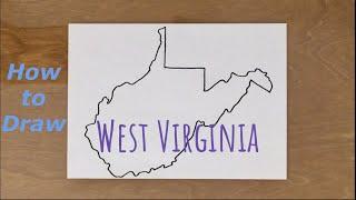 How to Draw West Virginia