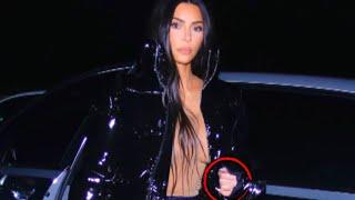 Kim Kardashian Seen Without Wedding Ring After Divorce Filing