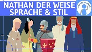 Nathan der Weise (Lessing) - Sprache & Stil (Dialogform & Versmaß) einfach erklärt - Literatur