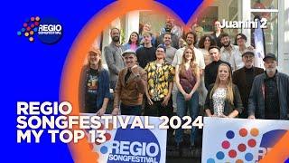 REGIO SONGFESTIVAL 2024 | My Top 13