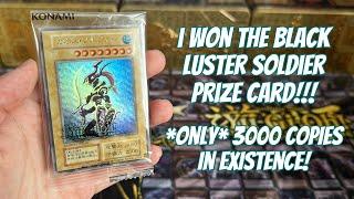 KONAMI Sent Me A Package! Sweepstakes Black Luster Soldier Normal Monster!!! | Ultra Rare Prize Card