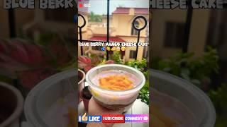 NO BAKE & SUPER EASY* MANGO CHEESECAKE RECIPE #shorts #ytshorts #food