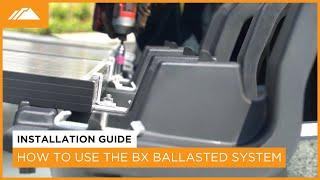 How to Install the IronRidge® BX Ballasted System // Flat Roof Solar