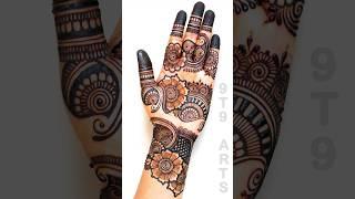 10 Easy & simple karwa chauth mehndi design | Mehandi ka design | Mehndi design | mehendi | 9T9 Arts