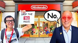 PROTESTING NINTENDO SAN FRANCISCO GRAND OPENING