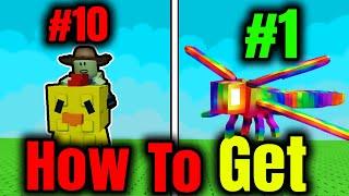 How To Get TOP 10 PETS In Grow A Garden!?!
