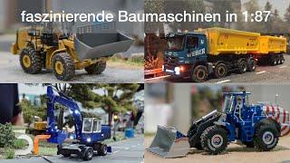 IG Mikromodell - Baumaschinen auf der Modell Hobby Spiel 2021 in Leipzig 3/ ... | RC 1:87