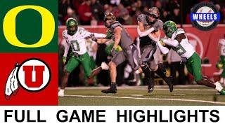 #3 Oregon vs #23 Utah Highlights | College Football Week 12 | 2021 College Football Highlights