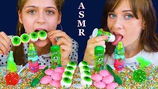 ASMR BABY BOTTLE POP 2D, ROLLING CANDY, UFO WAFERS, LIQUID CANDY GEL 먹방