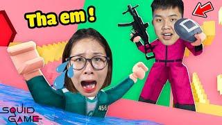 bqThanh Làm Lính Squid Game Quản Trò Tiêu Diệt Người Chơi Thua !? Ốc Thua Bỏ Trốn