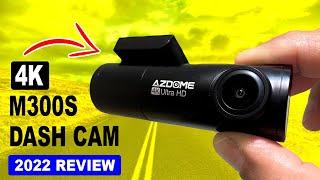 GREAT! 4K Dash Cam M300s Azdome 2 channel 2022 review