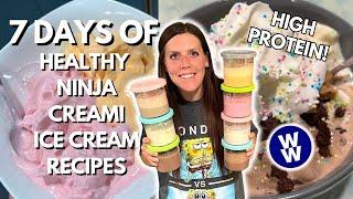 7 HEALTHY NINJA CREAMI ICE CREAM RECIPES/TASTE TEST | Weightwatchers | ACTUALLY the BEST ones YET!!