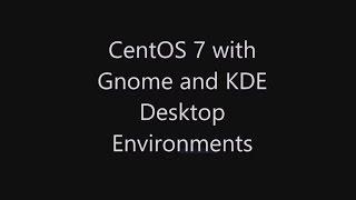 Verne’s Misadventures: CentOS 7 Overview