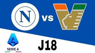 Napoli vs Venezia en vivo Serie A Jornada 18