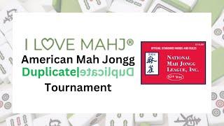 3/24/2025 NMJL Duplicate Tournament - I Love Mahj - 2024 National Mah Jongg League Card