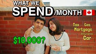 How Much We Spend In A MONTH As A COUPLE IN CANADA 2022! Can We Afford This?