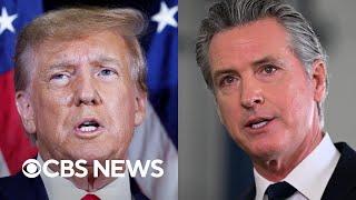 Trump blames Newsom for deadly California wildfires