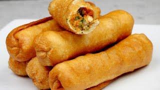 ঝটপট অল্প সময়ে চিকেন রোল তৈরির রেসিপি | Chicken Roll Recipe | Instant Roll Recipe