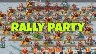 Lords Mobile - The biggest rally party on KVK. 30+ RALLIES. Catching fury targets