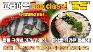 고급어종 Top class 돌돔! 과연 24만원을 내고 먹을만큼 맛있을까요?