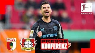 2:0 in Augsburg - Werkself beendet Jahr ohne Auswärtsniederlage | PK mit Thorup und Alonso