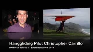 Memorial Service for Fort Funston Hanggliding Pilot: Christopher Carrillo