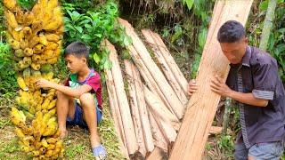 In 10 days of construction, the bamboo house was completed | Thào Thị Kết