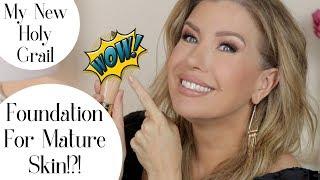 THE BEST NEW FOUNDATION FOR MATURE SKIN?!? | Risa Does Makeup