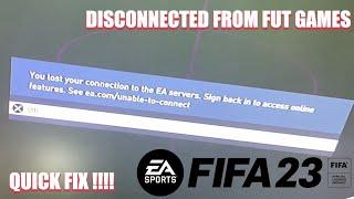 FIX EA SPORTS  SERVER DISCONNECTION FIFA 23|| YOU LOST YOUR CONNECTION TO EA SERVERS DURING GAMES