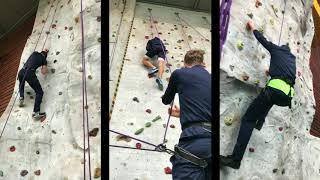 Middlesex Cricket does rock climbing