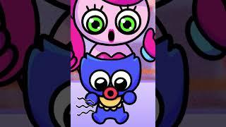 Mommy Long Legs VS Huggy Wuggy   PINK VS BLUE MUKBANG CHALLENGE   Poppy Playtime Animation KIKICK! P