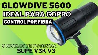 Foco Glowdive 5600, ideal para GoPro