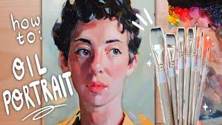 Less IS More! My FULL Oil Portrait Painting Process