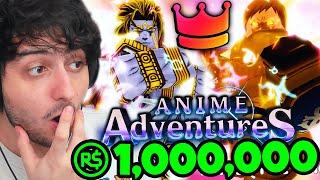 I Spent UNLIMITED Robux Getting 0.1% Uniques in Anime Adventures (FULL MOVIE)