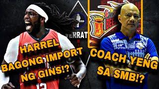GRABE NA! NBA PLAYER MONTREZ HARREL BAGONG IMPORT NG GINS!? | COACH YENG GUIAO HEAD NA NG SMB!?