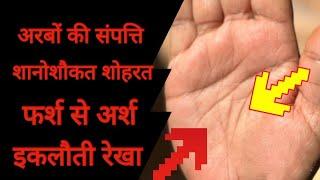 किसी किसी के हाथ में मौजूद करिश्माई रेखा के राज #realastro #hastrekha #palmistry