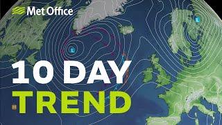 10 Day Trend – How’s the weather looking for half-term?