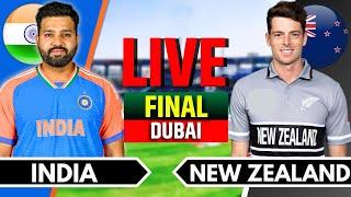 India vs New Zealand, Final | Live Cricket Match Today | IND vs NZ Live | Champions Trophy Final